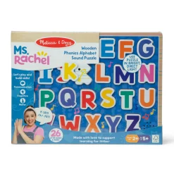 Ms. Rachel™ Wooden Phonics Alphabet Sound Puzzle - 24 Pieces><noscript><img width=
