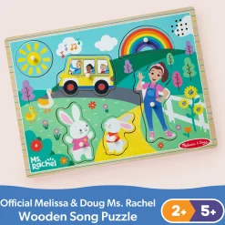 Ms. Rachel™ Wooden Song Puzzle – 6 Pieces><noscript><img width=