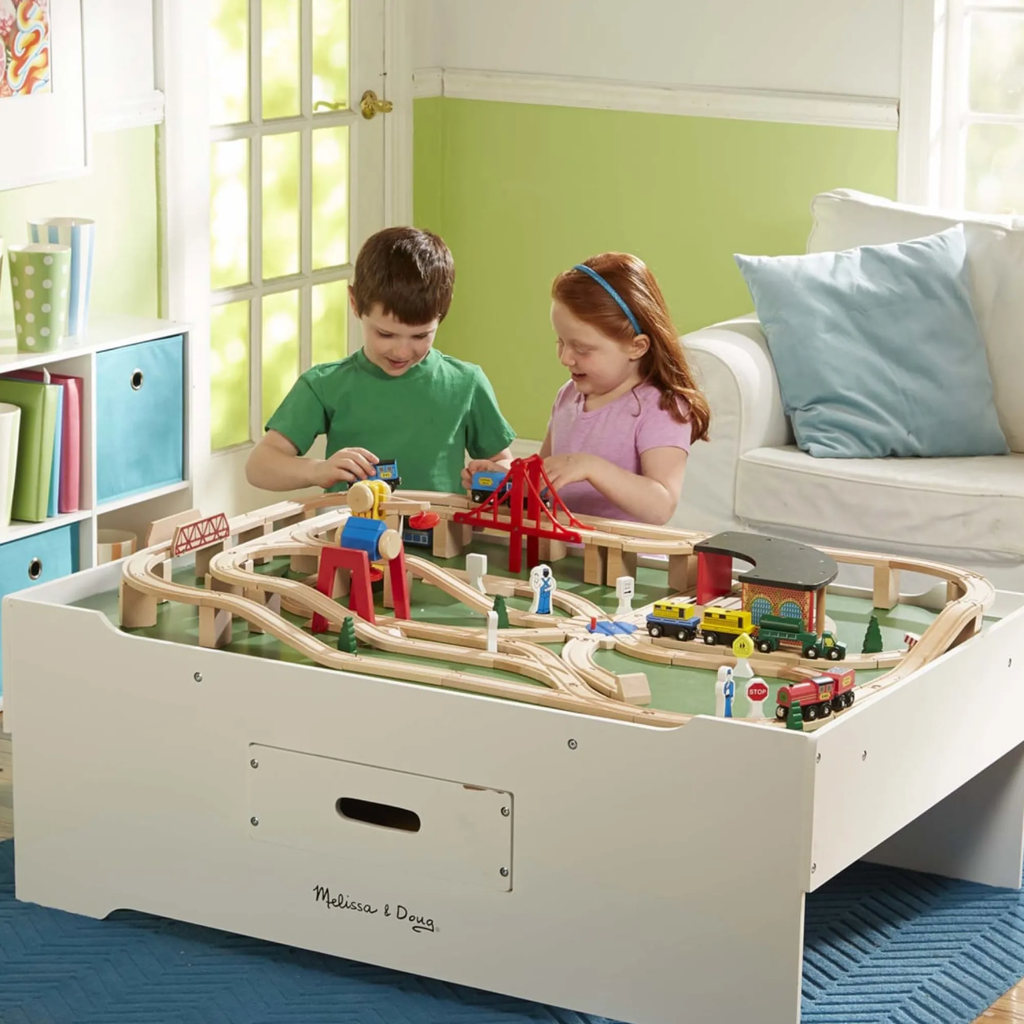 Multi-Activity Train Table>Melissa & Doug Clearance
