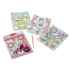 My First Paint With Water Kids' Art Pad With Paintbrush - Cheerleaders, Flowers, Fairies, and More><noscript><img width=