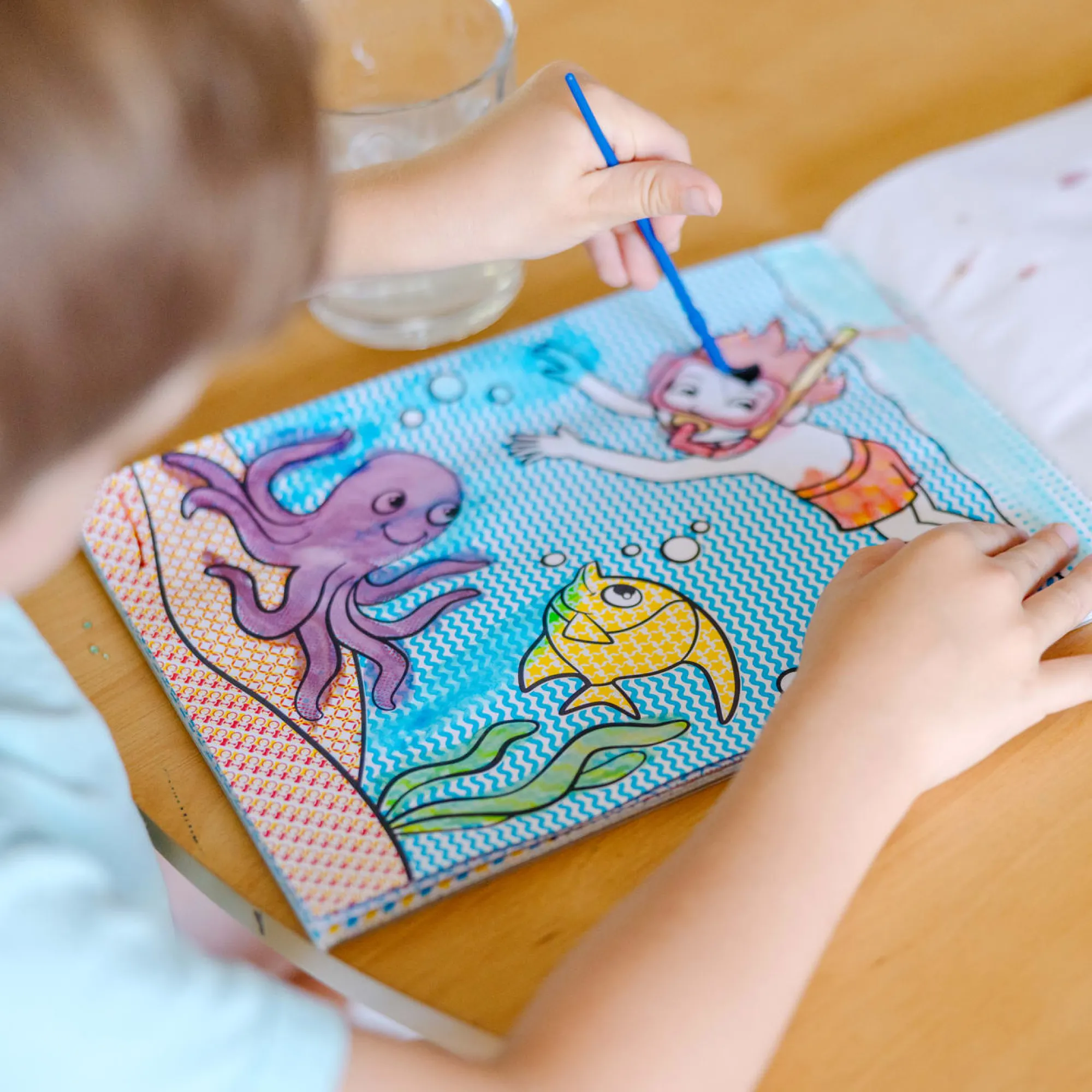 My First Paint With Water Kids' Art Pad With Paintbrush - Pirates, Space, Construction, and More>Melissa & Doug Discount