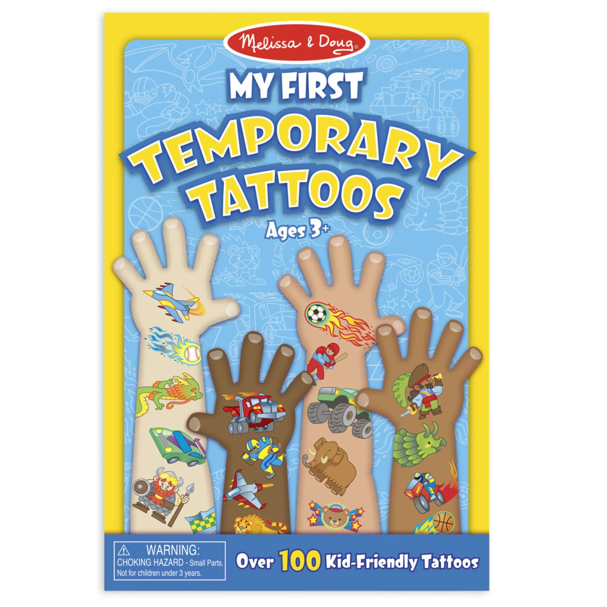 My First Temporary Tattoos: 100+ Kid-Friendly Tattoos - Adventure, Creatures, Sports, and More>Melissa & Doug Discount