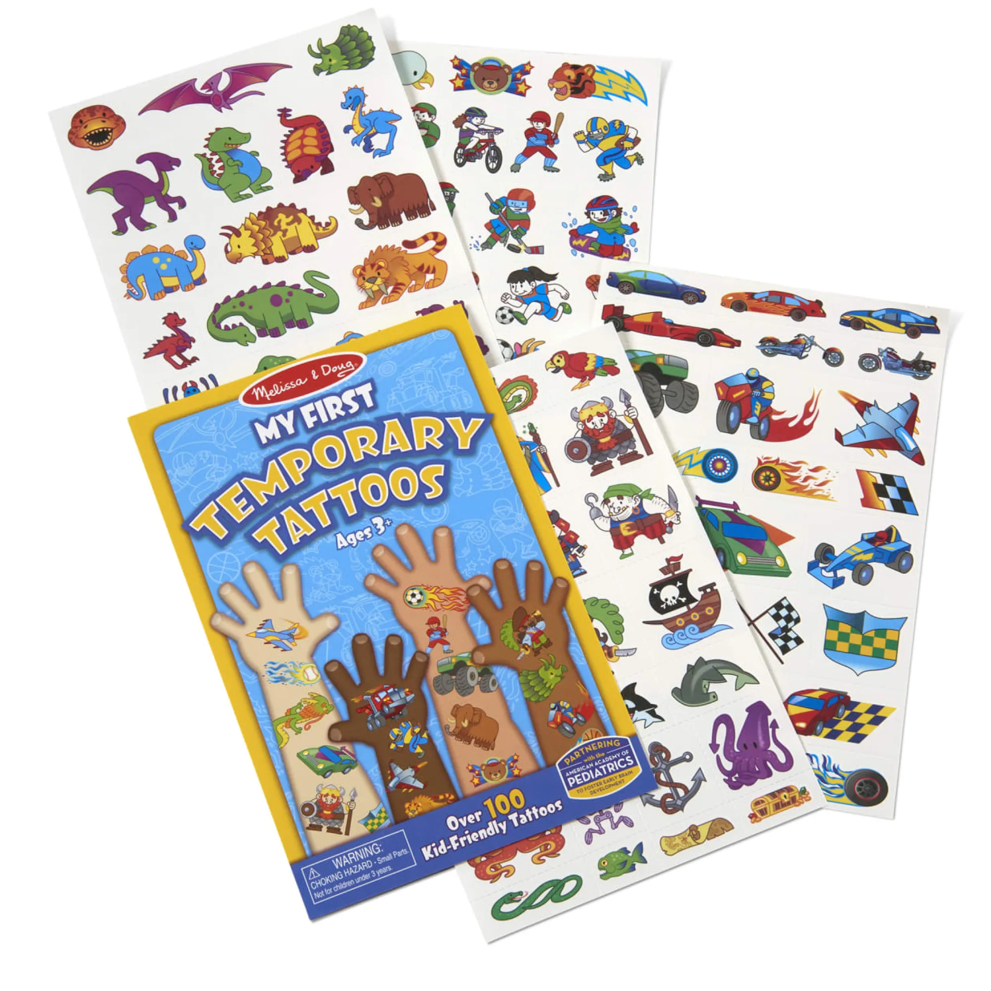 My First Temporary Tattoos: 100+ Kid-Friendly Tattoos - Adventure, Creatures, Sports, and More>Melissa & Doug Discount
