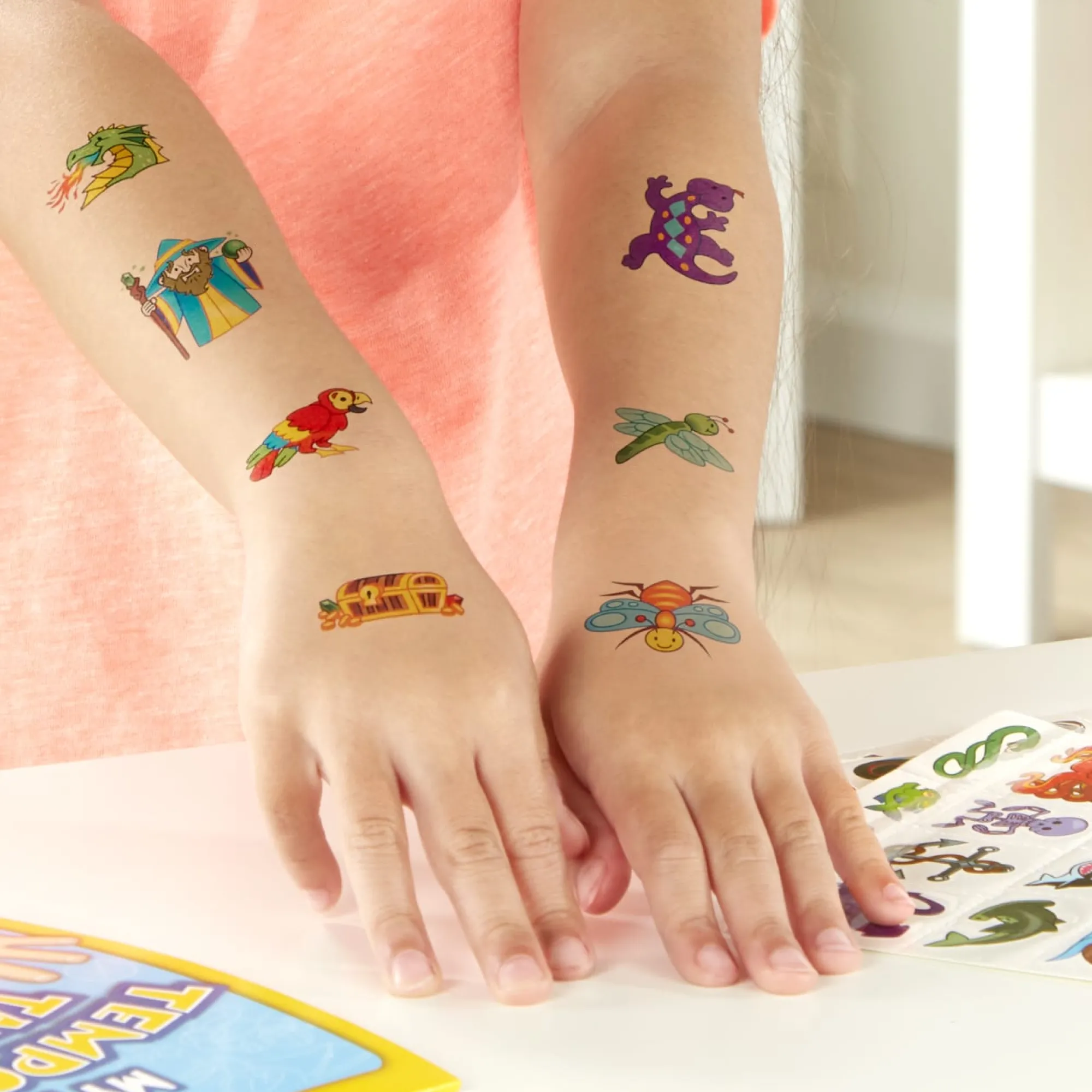 My First Temporary Tattoos: 100+ Kid-Friendly Tattoos - Adventure, Creatures, Sports, and More>Melissa & Doug Discount