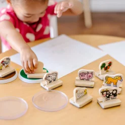 My First Wooden Stamp Set - Farm Animals><noscript><img width=