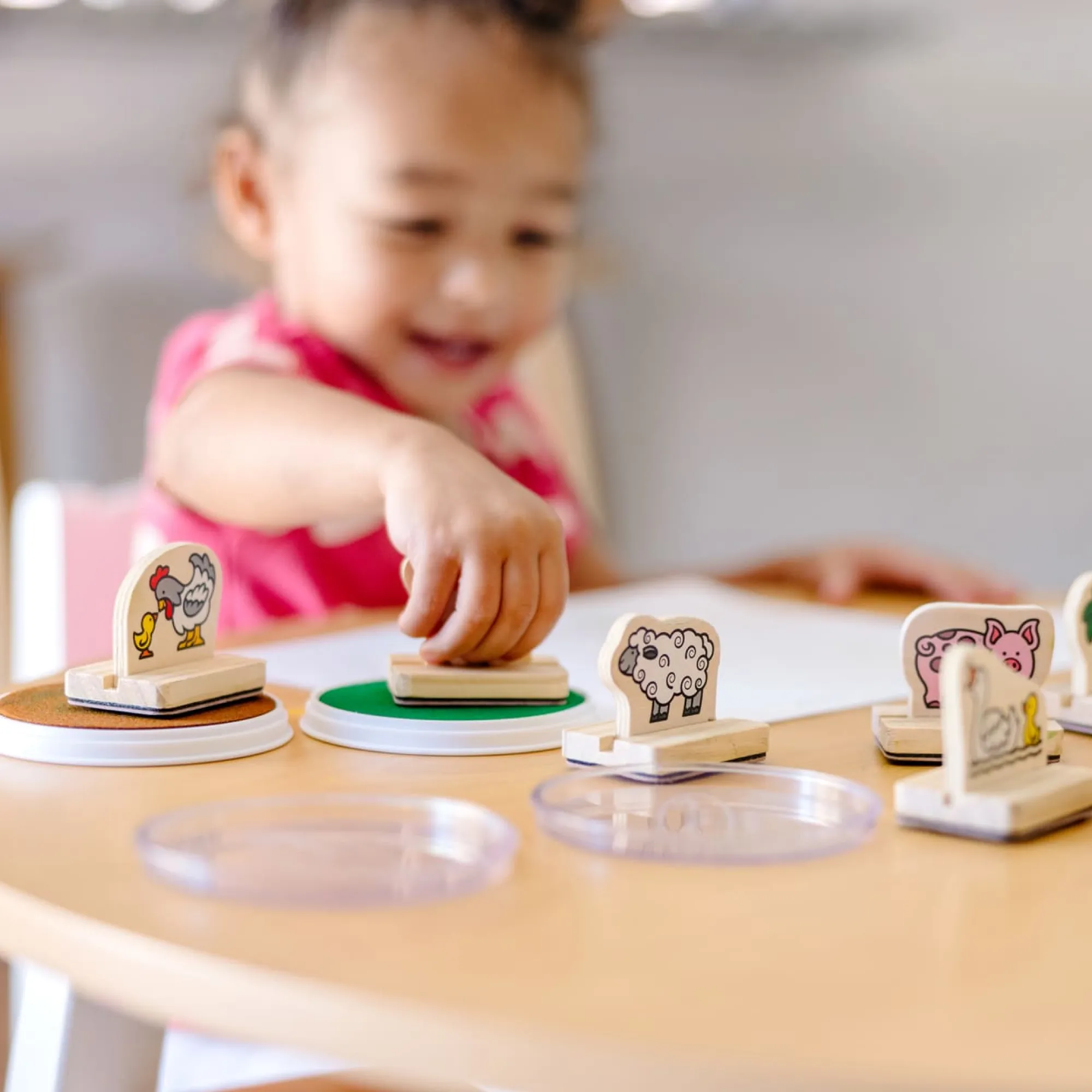My First Wooden Stamp Set - Farm Animals>Melissa & Doug Online