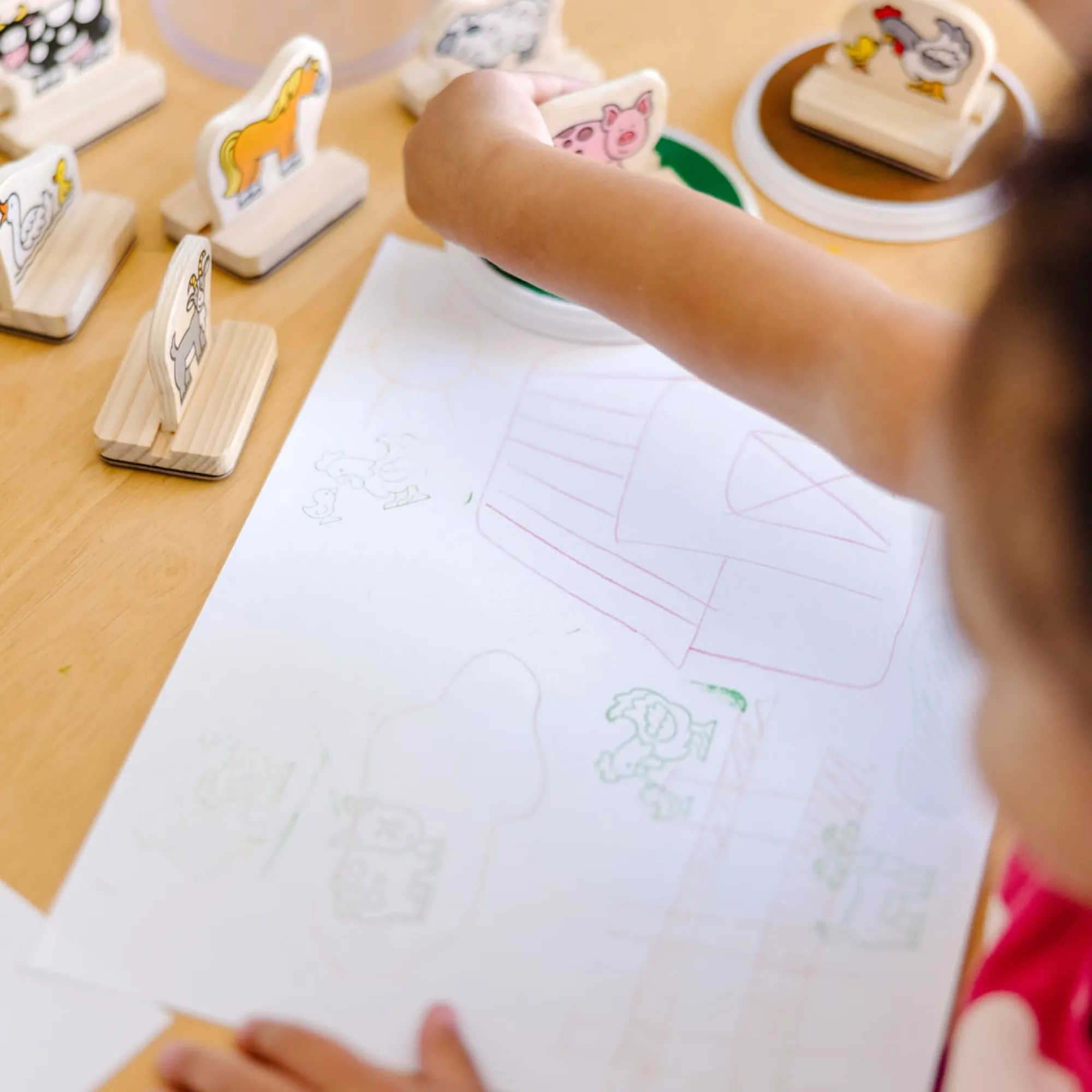 My First Wooden Stamp Set - Farm Animals>Melissa & Doug Online