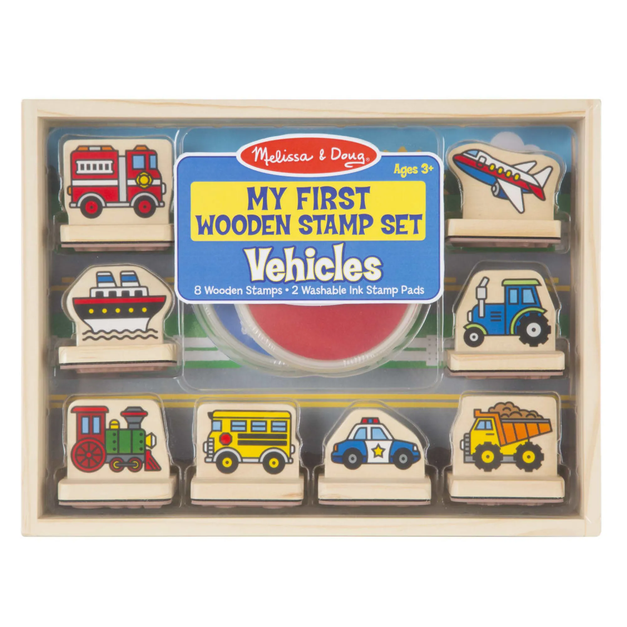 My First Wooden Stamp Set - Vehicles>Melissa & Doug Best