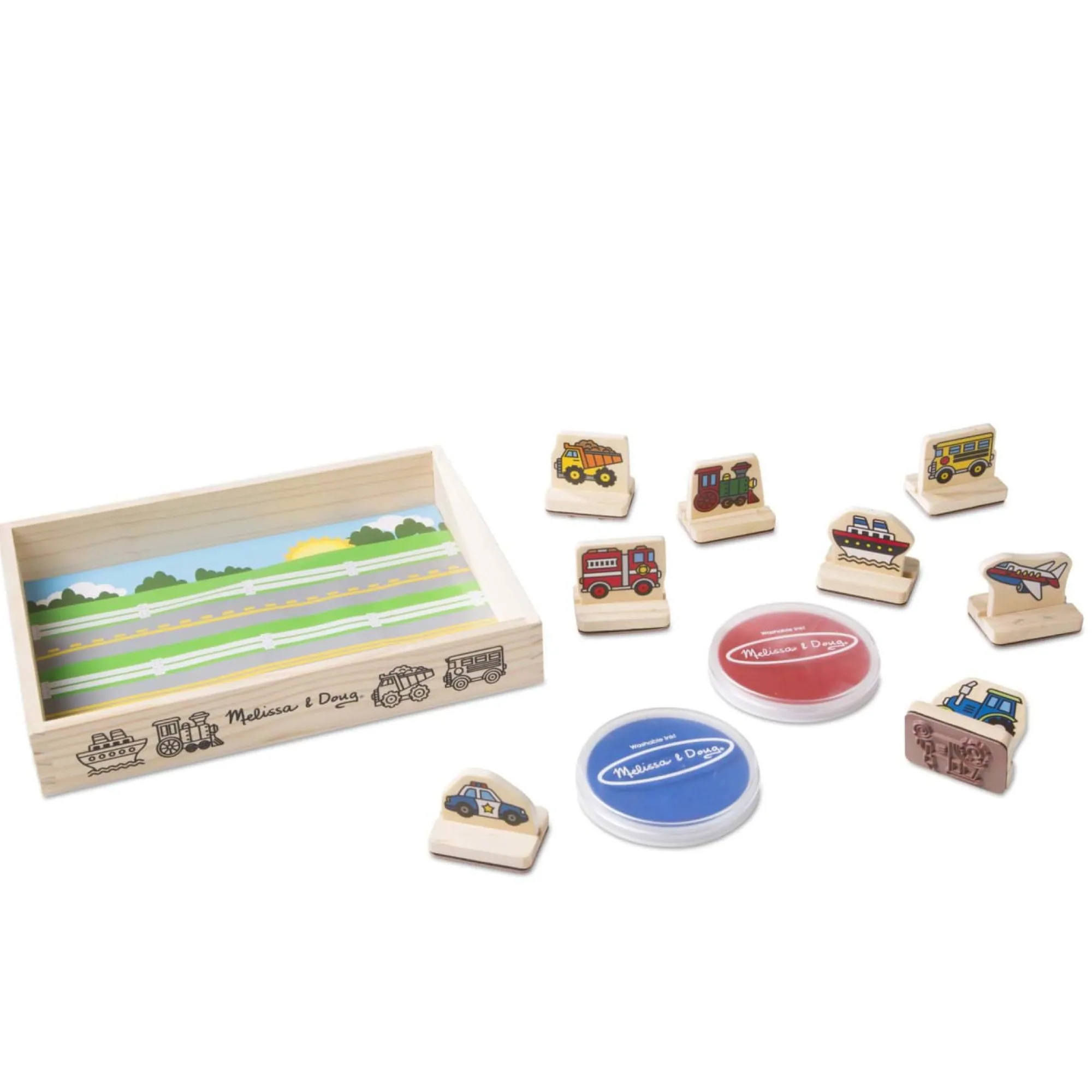 My First Wooden Stamp Set - Vehicles>Melissa & Doug Best
