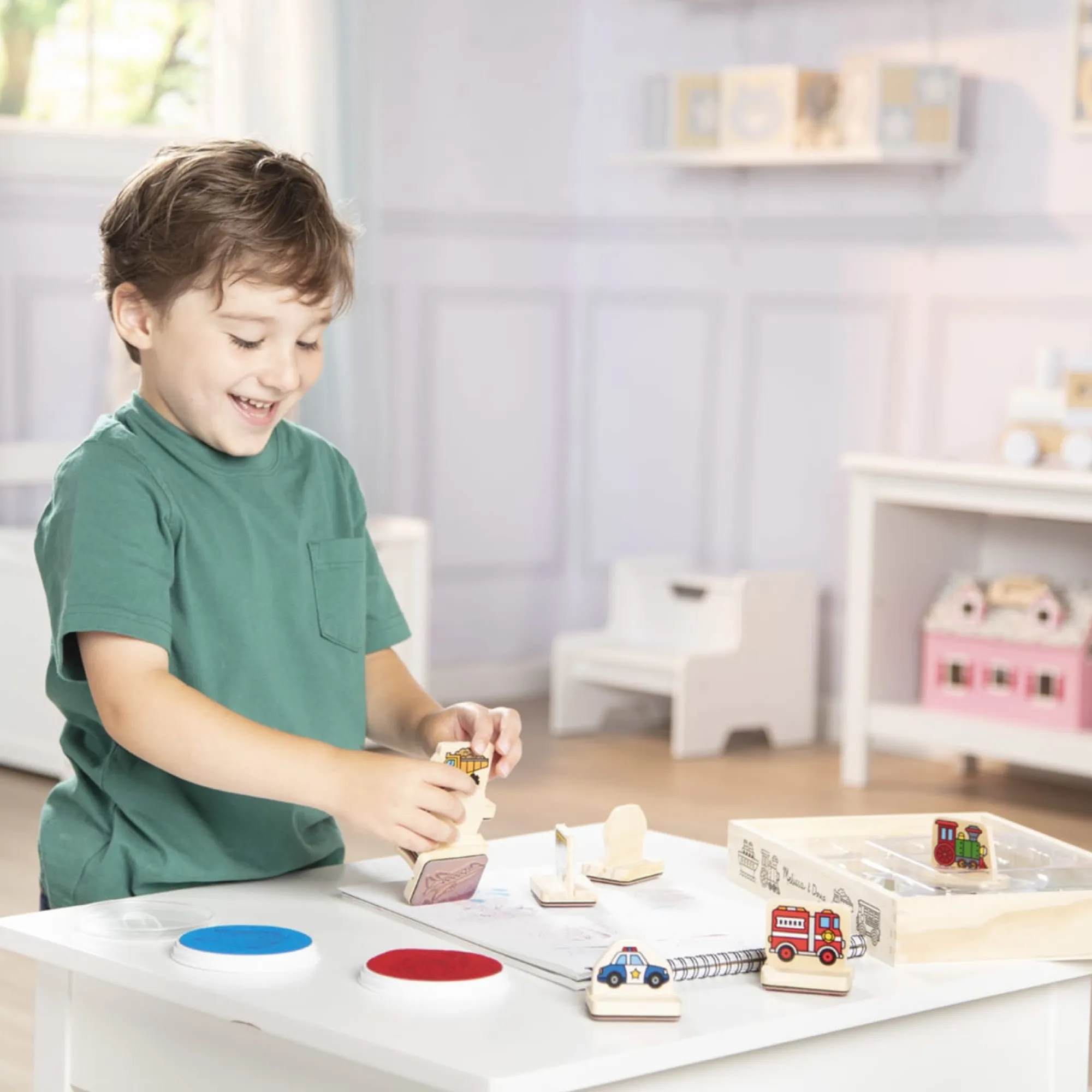 My First Wooden Stamp Set - Vehicles>Melissa & Doug Best