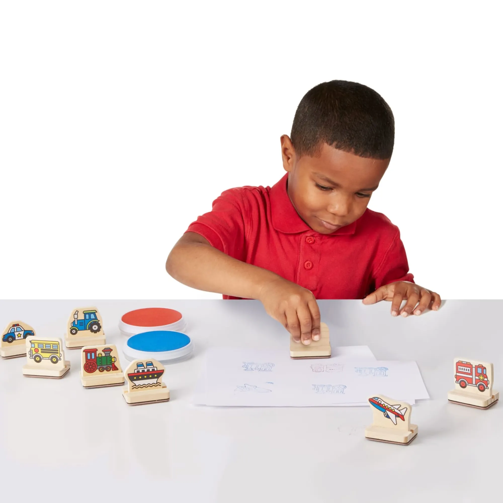 My First Wooden Stamp Set - Vehicles>Melissa & Doug Best