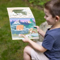 National Parks Reusable Stickers – Park Animals (5 Scenes, 121 Stickers)><noscript><img width=