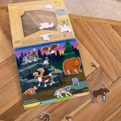 National Parks Reusable Stickers – Park Animals (5 Scenes, 121 Stickers)><noscript><img width=