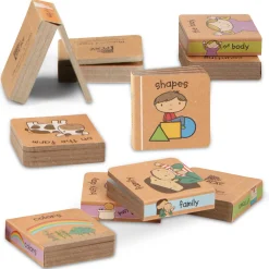 Natural Play Book Tower: Little Learning Books><noscript><img width=