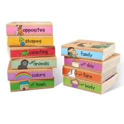 Natural Play Book Tower: Little Learning Books><noscript><img width=