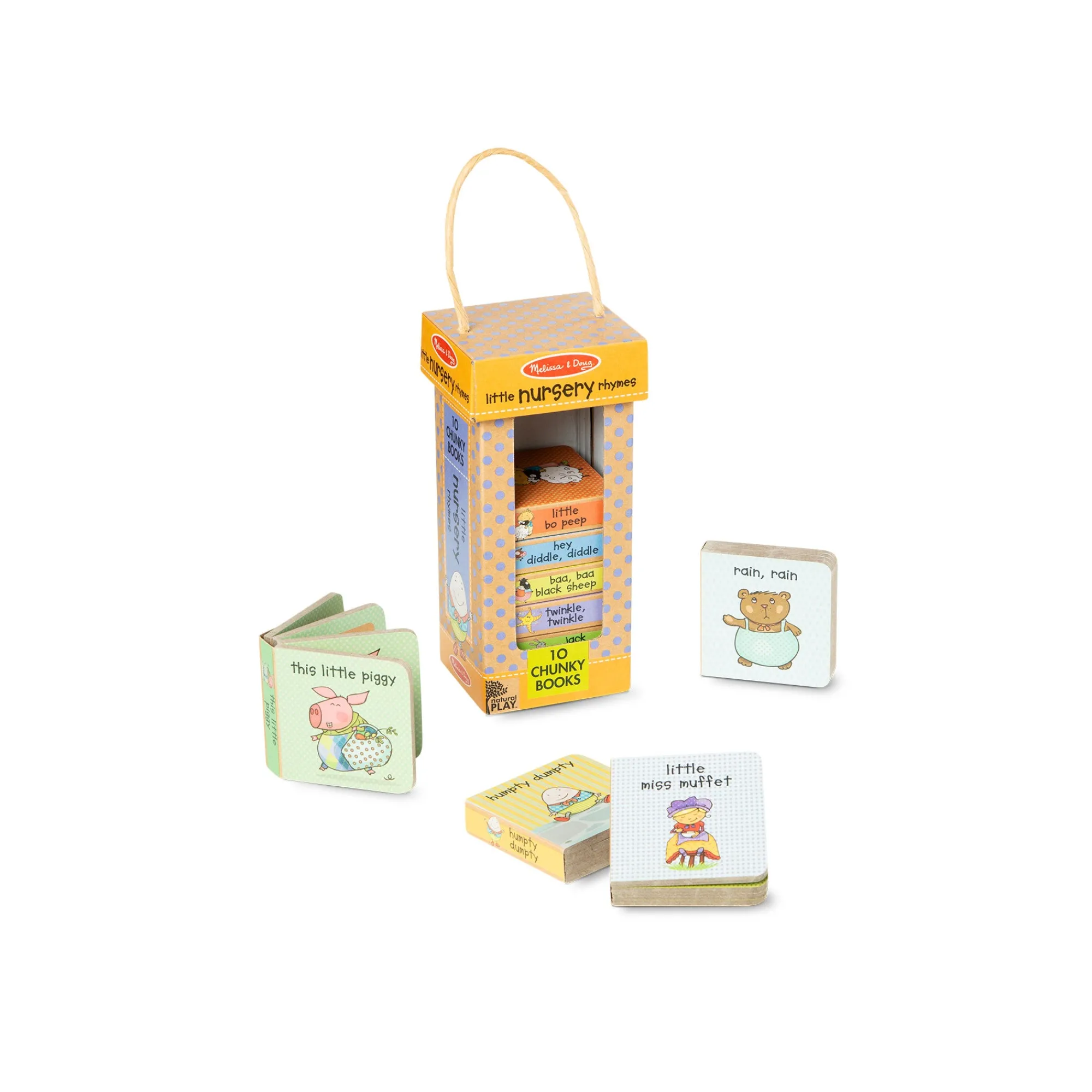 Natural Play Book Tower: Little Nursery Books>Melissa & Doug