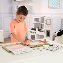 Natural Play: Play, Draw, Create Reusable Drawing & Magnet Kit – Farm>Melissa & Doug
