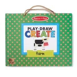 Natural Play: Play, Draw, Create Reusable Drawing & Magnet Kit – Farm><noscript><img width=