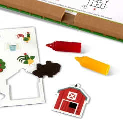 Natural Play: Play, Draw, Create Reusable Drawing & Magnet Kit – Farm><noscript><img width=