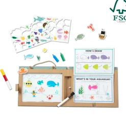 Natural Play: Play, Draw, Create Reusable Drawing & Magnet Kit – Ocean><noscript><img width=