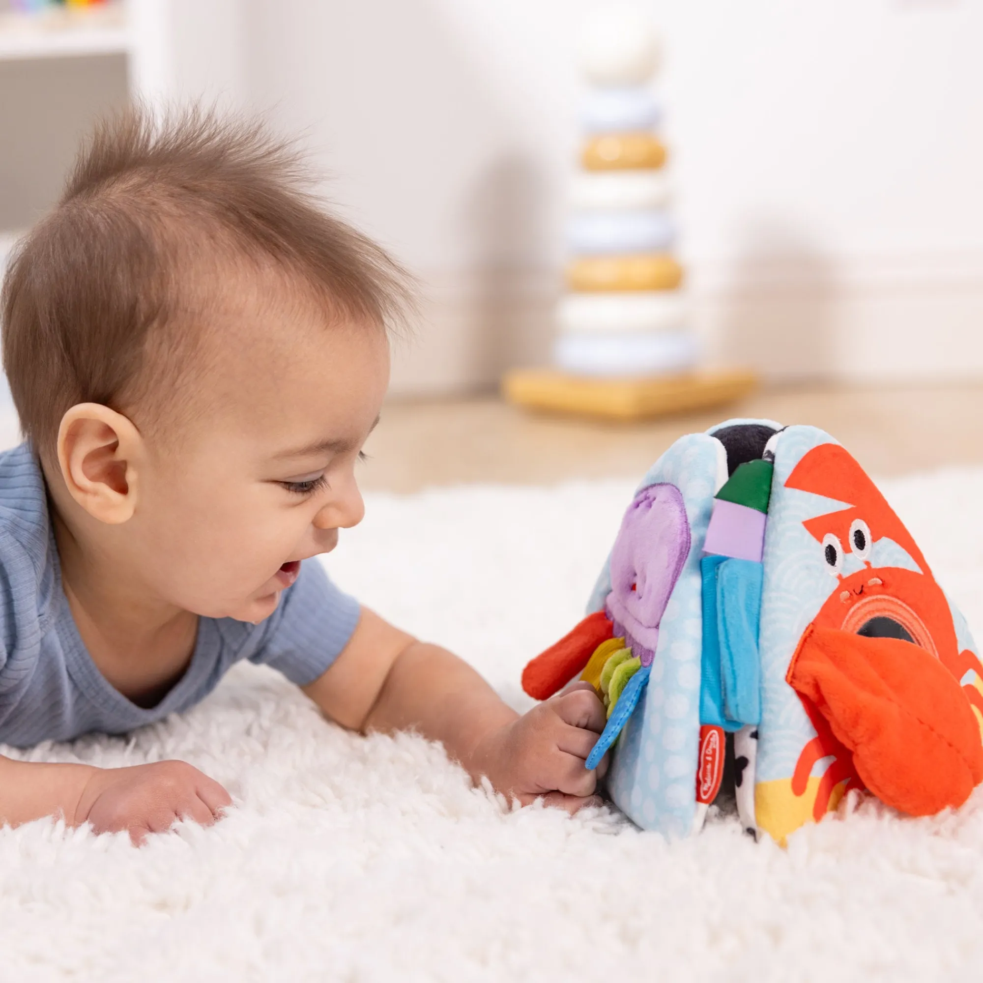 Ocean Tummy Time Triangle Baby Toy>Melissa & Doug Best