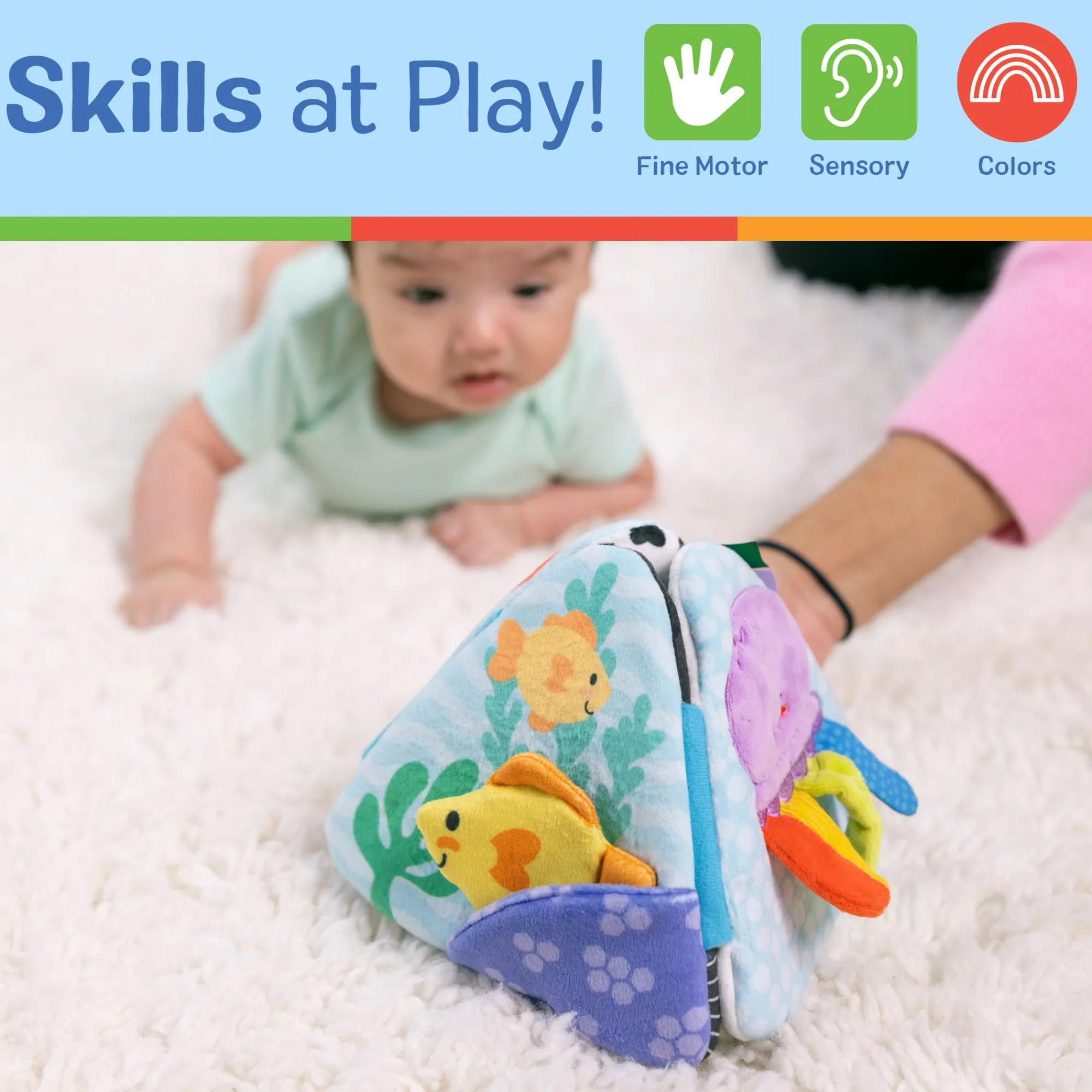 Ocean Tummy Time Triangle Baby Toy>Melissa & Doug Best