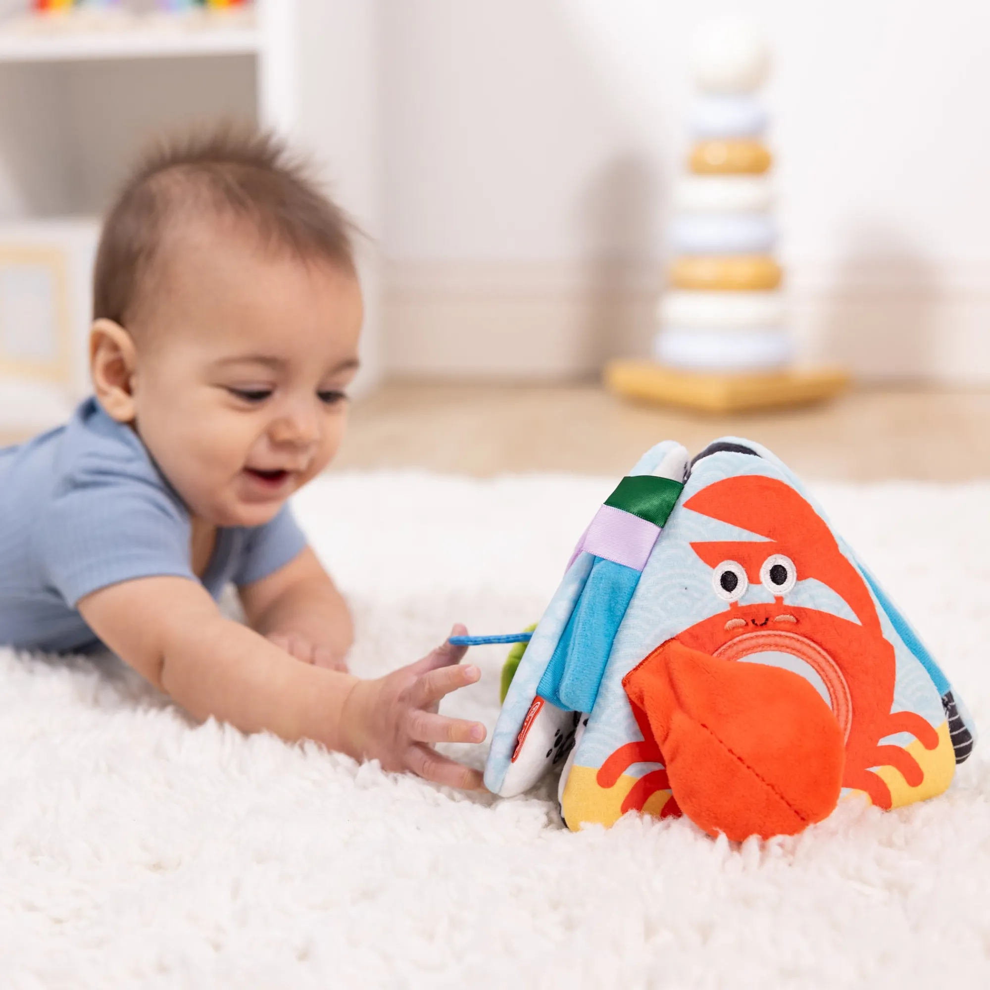 Ocean Tummy Time Triangle Baby Toy>Melissa & Doug Best