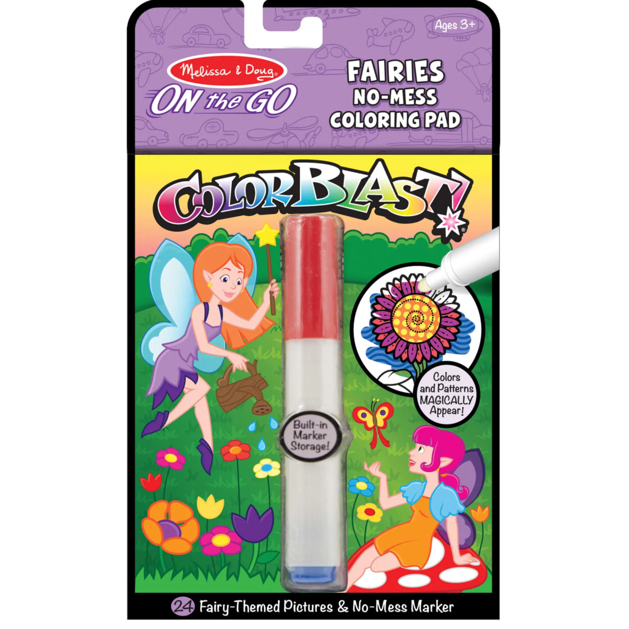 On the Go ColorBlast No-Mess Coloring Pad - Fairies>Melissa & Doug Discount