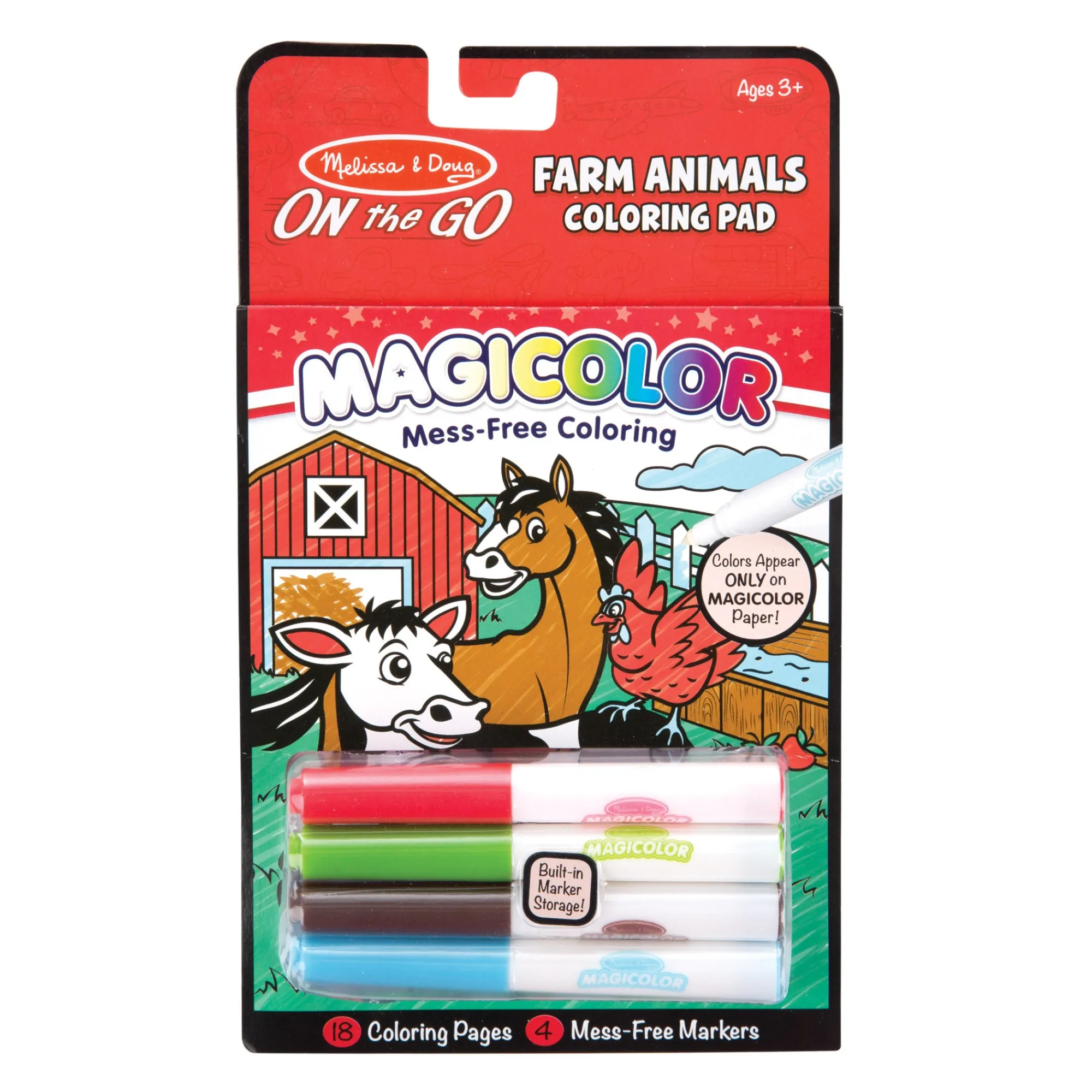 On the Go Magicolor Coloring Pad - Farm Animals>Melissa & Doug