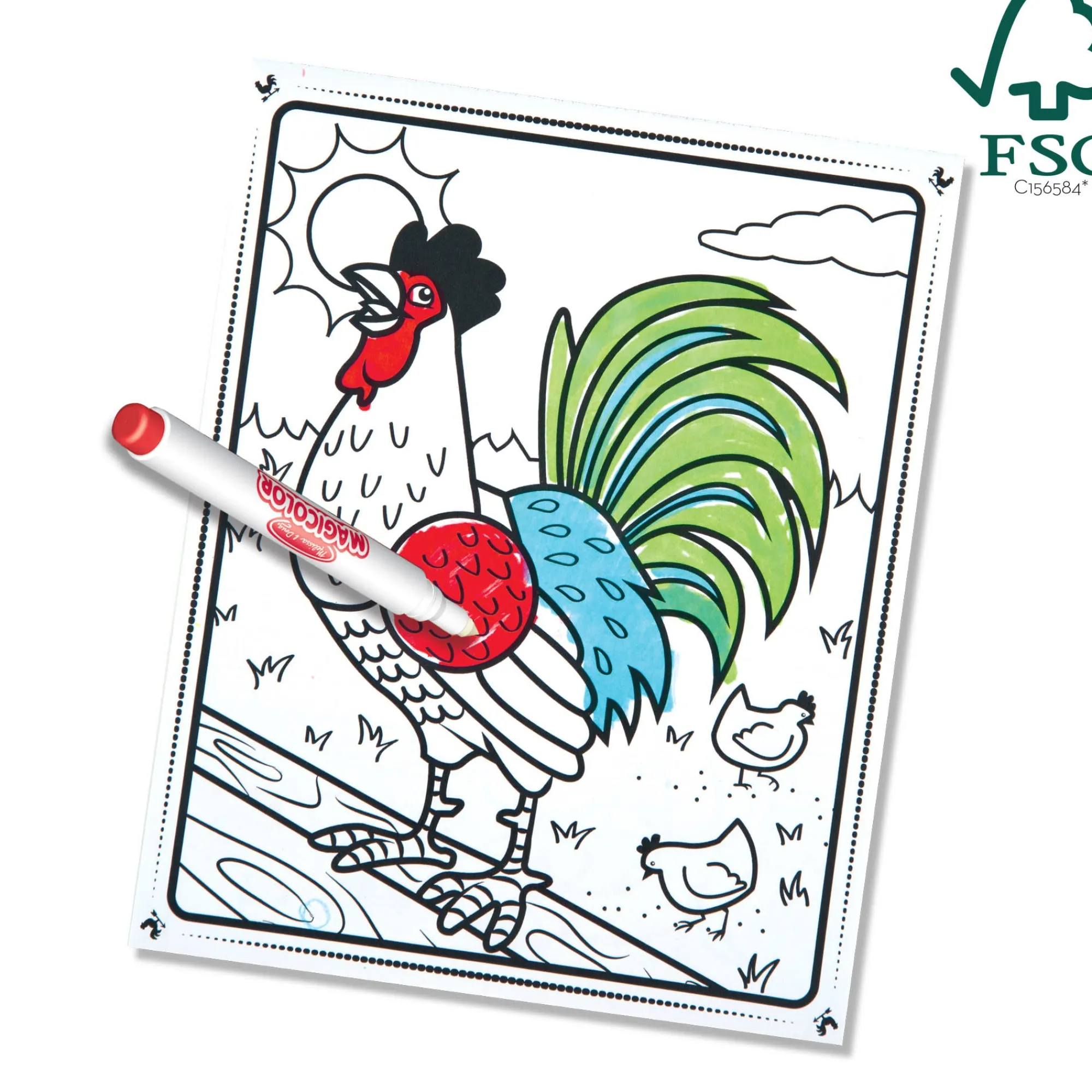 On the Go Magicolor Coloring Pad - Farm Animals>Melissa & Doug