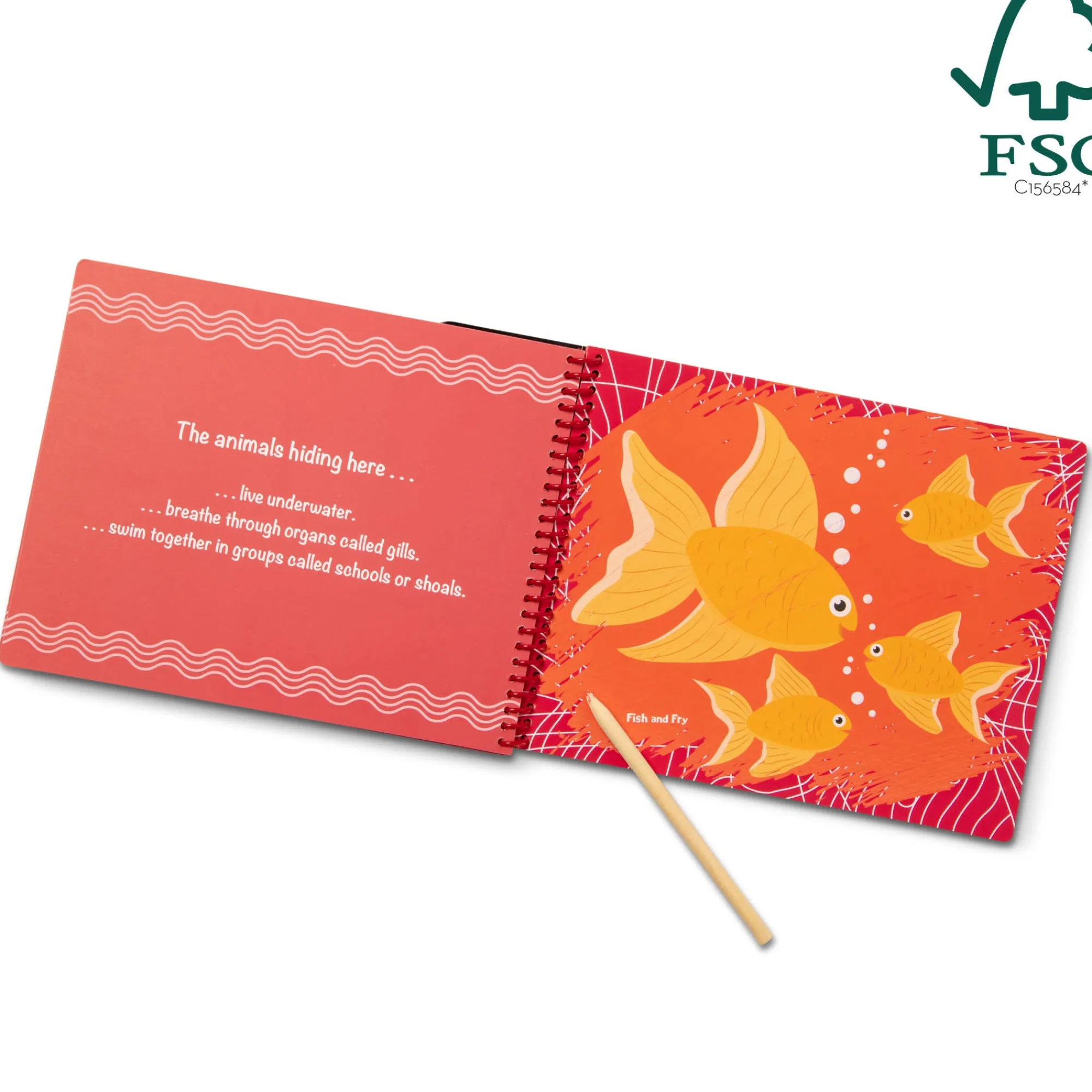 On the Go Scratch Art Color Reveal Pad - Animal Families>Melissa & Doug Outlet