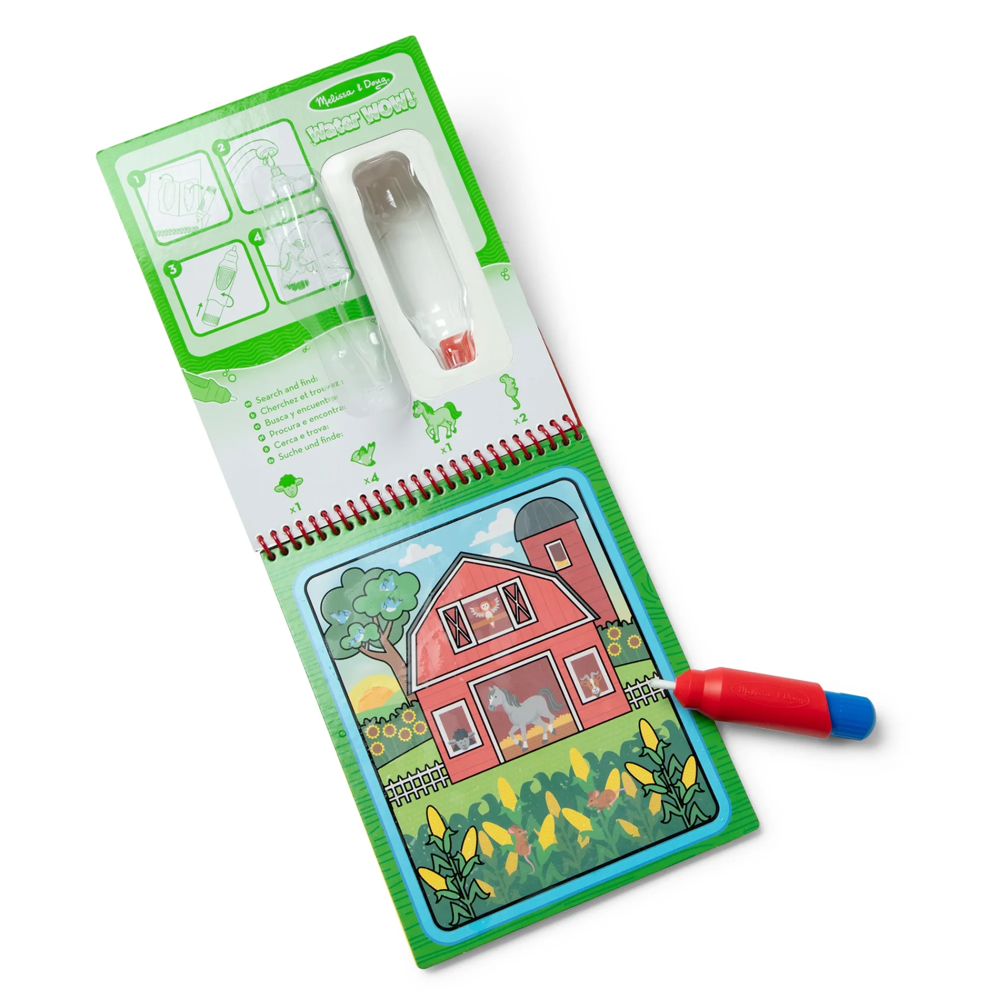 On the Go Water WOW! Color Reveal Pad - Farm>Melissa & Doug Sale