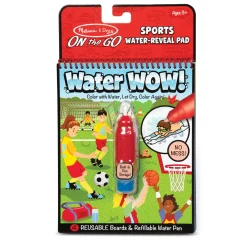On the Go Water WOW!® Water-Reveal Activity Pad – Sports>Melissa & Doug Clearance