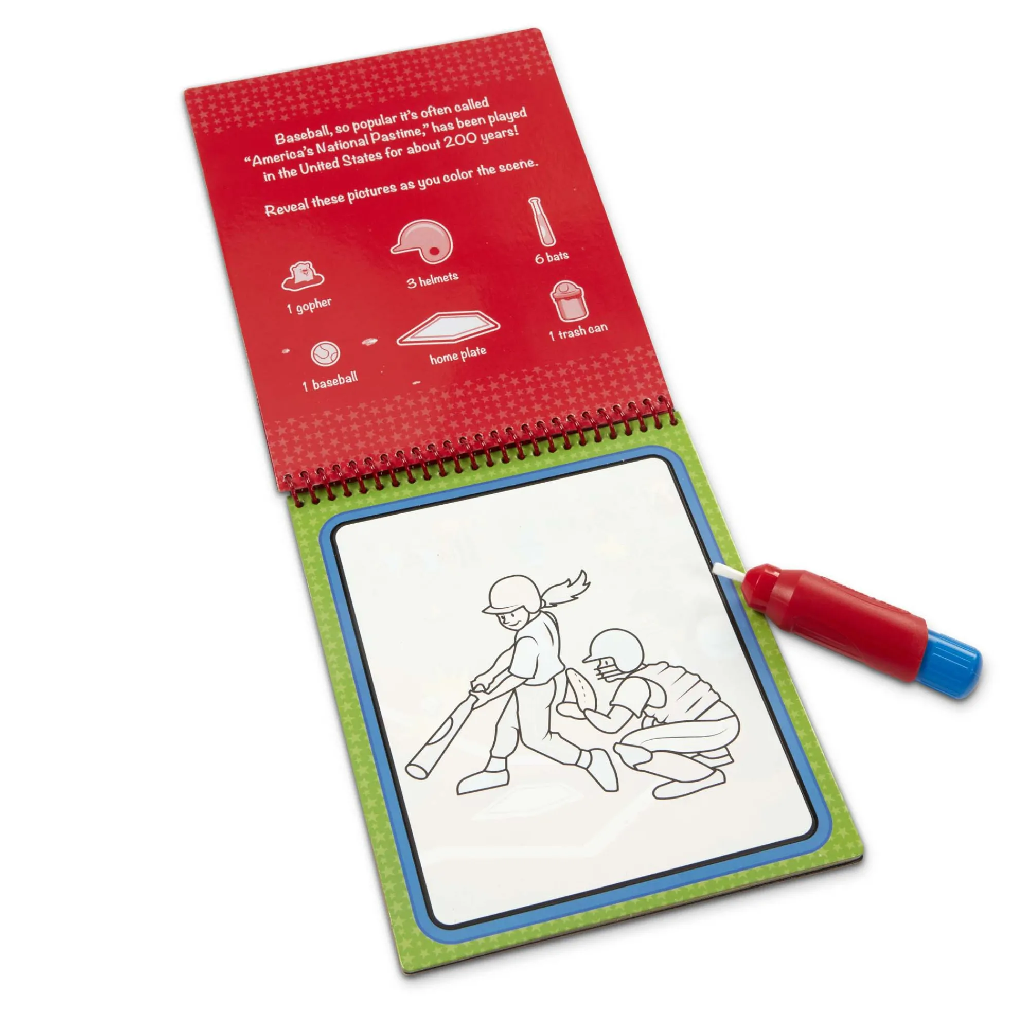 On the Go Water WOW!® Water-Reveal Activity Pad – Sports>Melissa & Doug Clearance