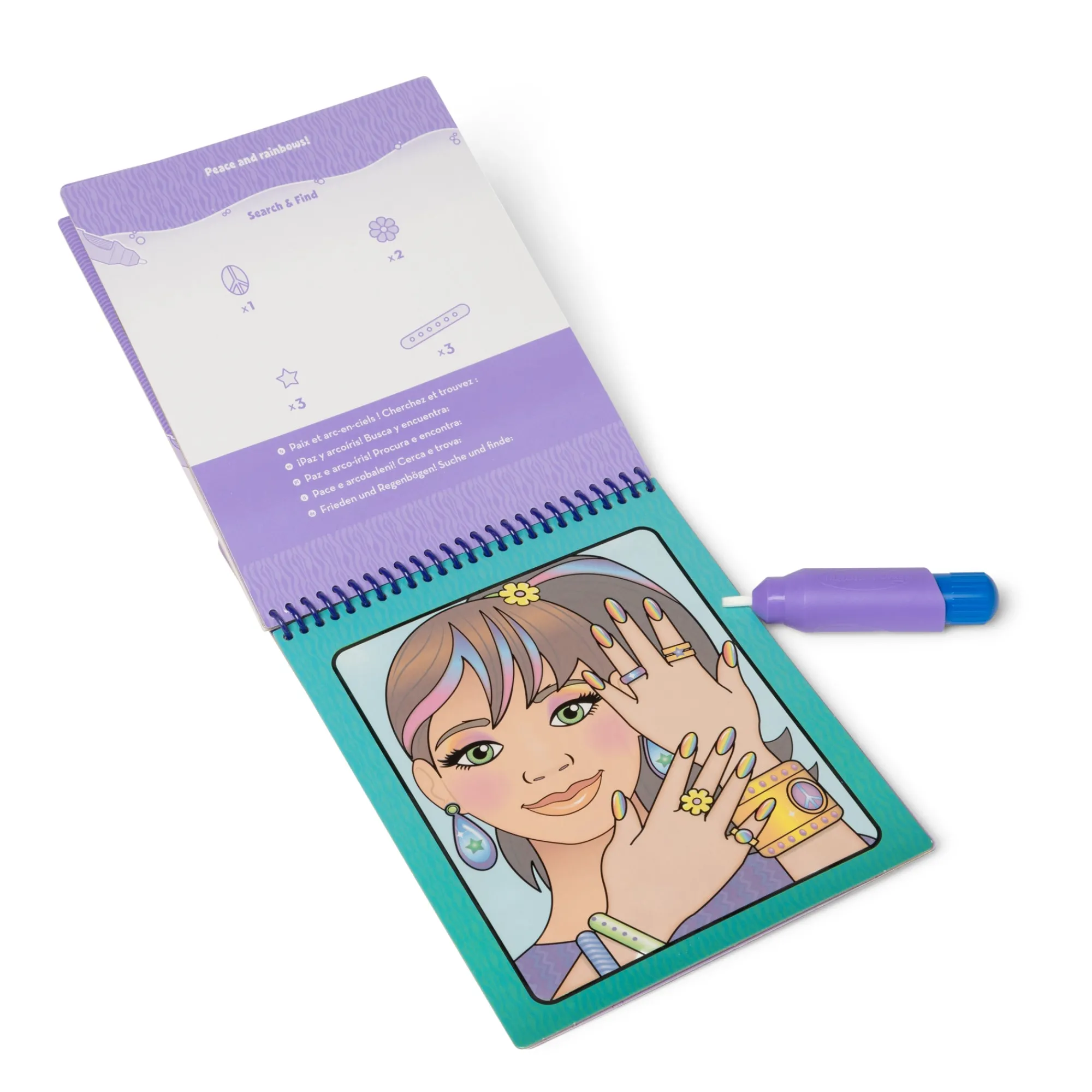 On the Go Water Wow! Water-Reveal Pad - Makeup & Manicures>Melissa & Doug New