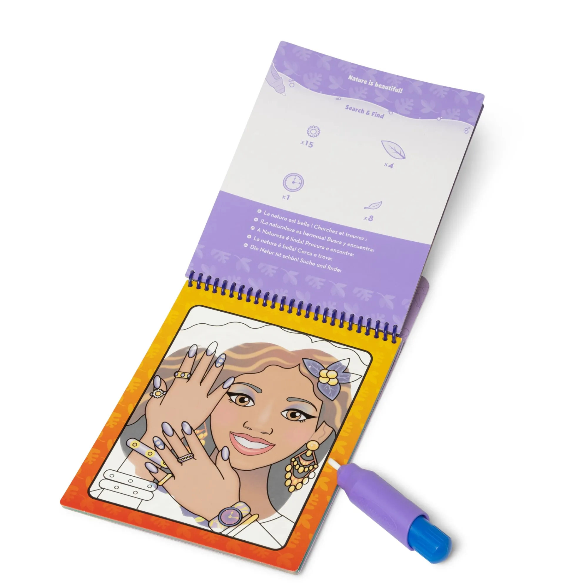 On the Go Water Wow! Water-Reveal Pad - Makeup & Manicures>Melissa & Doug New