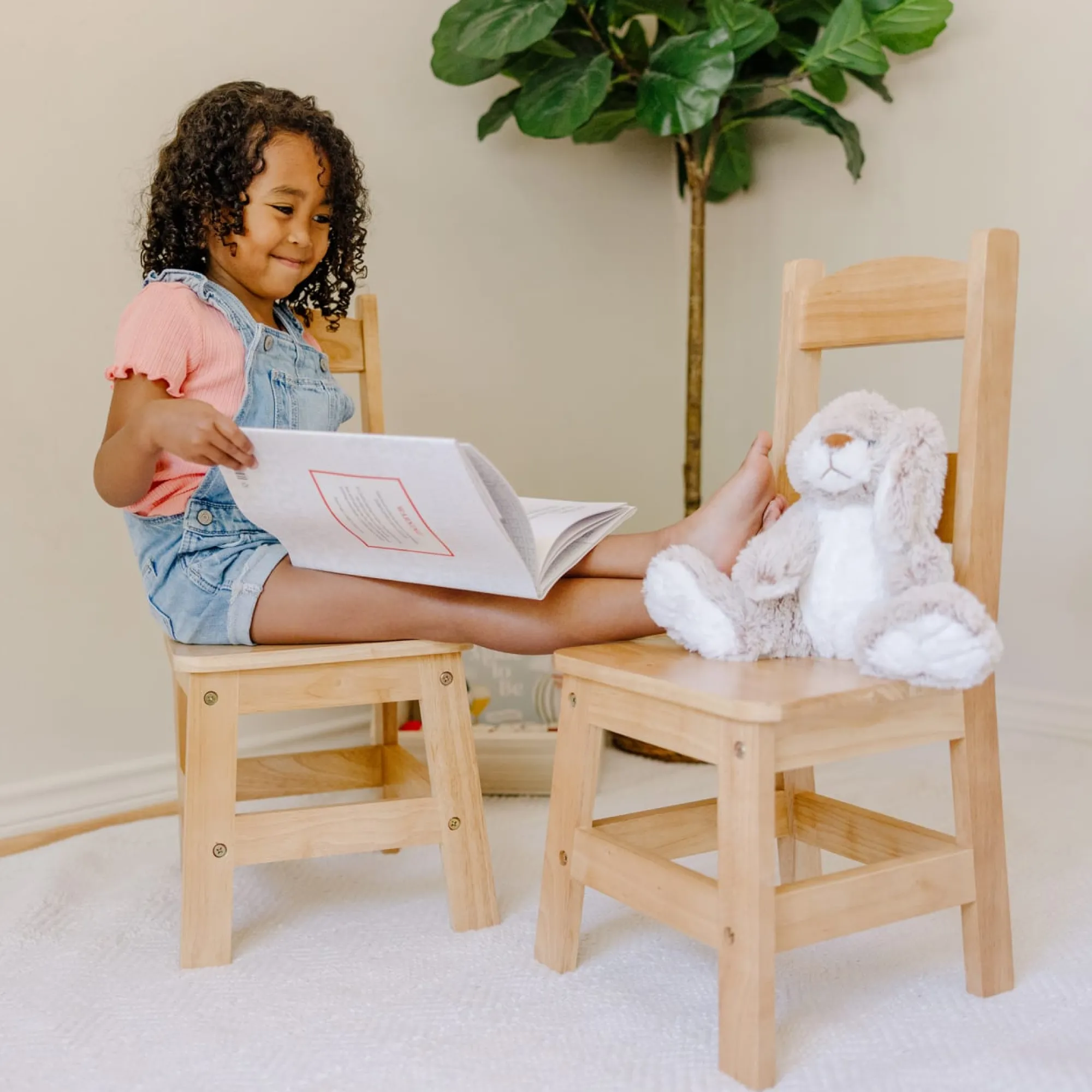Pair of Solid Wood Chairs 2-Piece Set>Melissa & Doug Hot