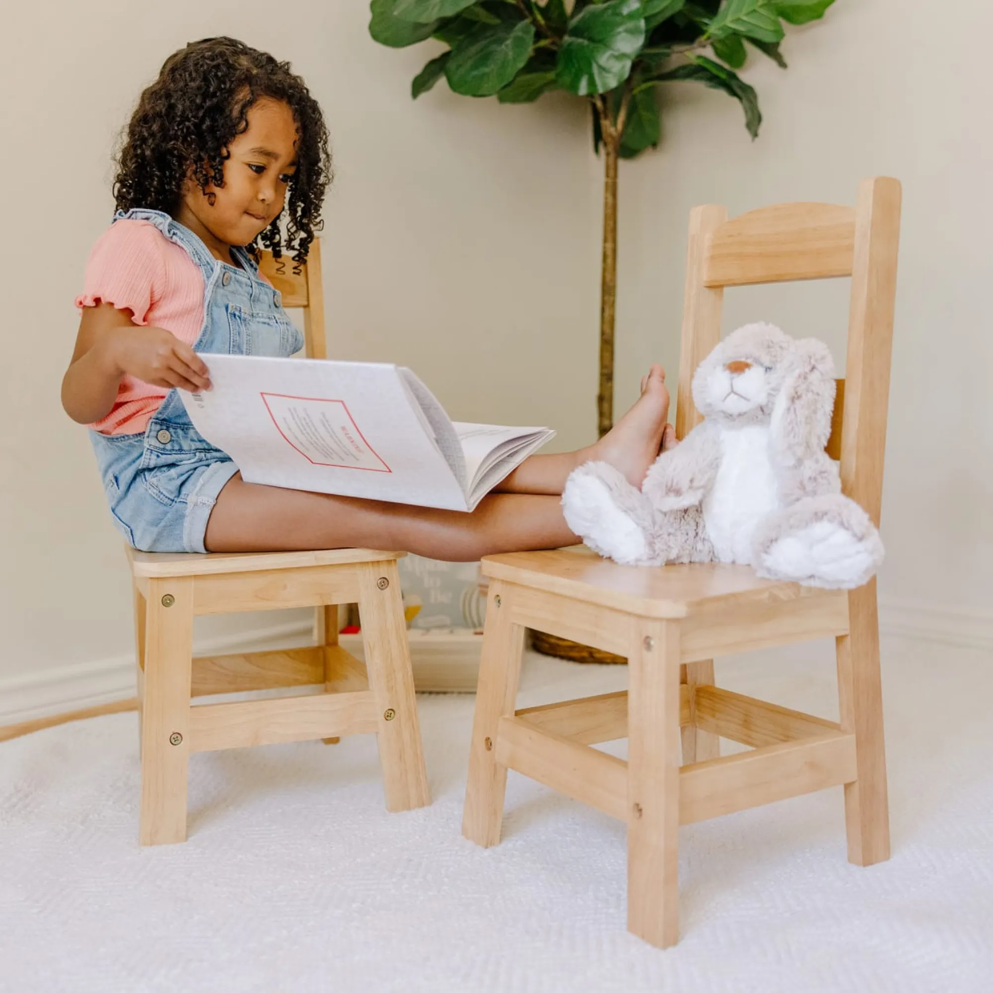 Pair of Solid Wood Chairs 2-Piece Set>Melissa & Doug Hot