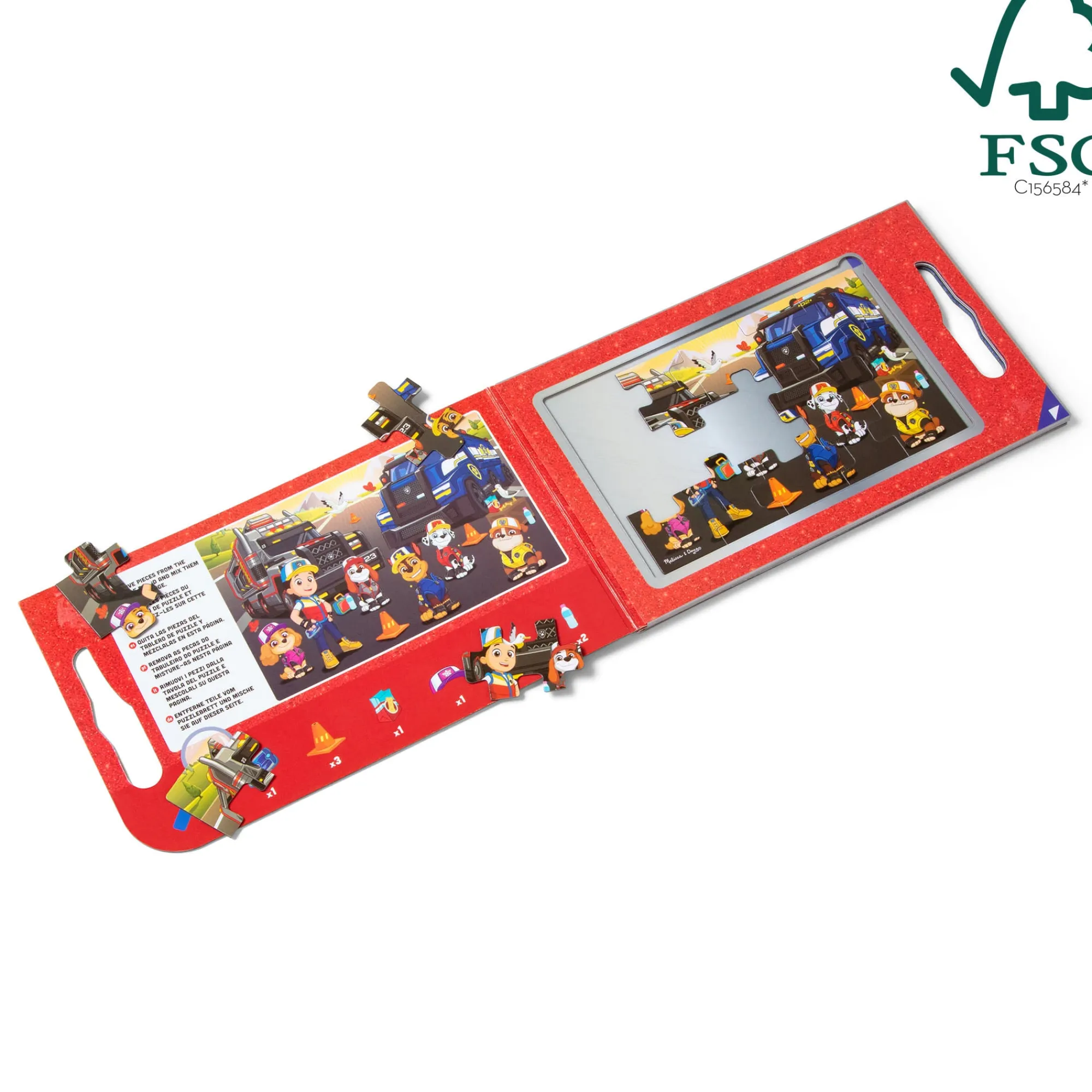 PAW Patrol Magnetic Jigsaw Puzzles - Big Trucks>Melissa & Doug Sale