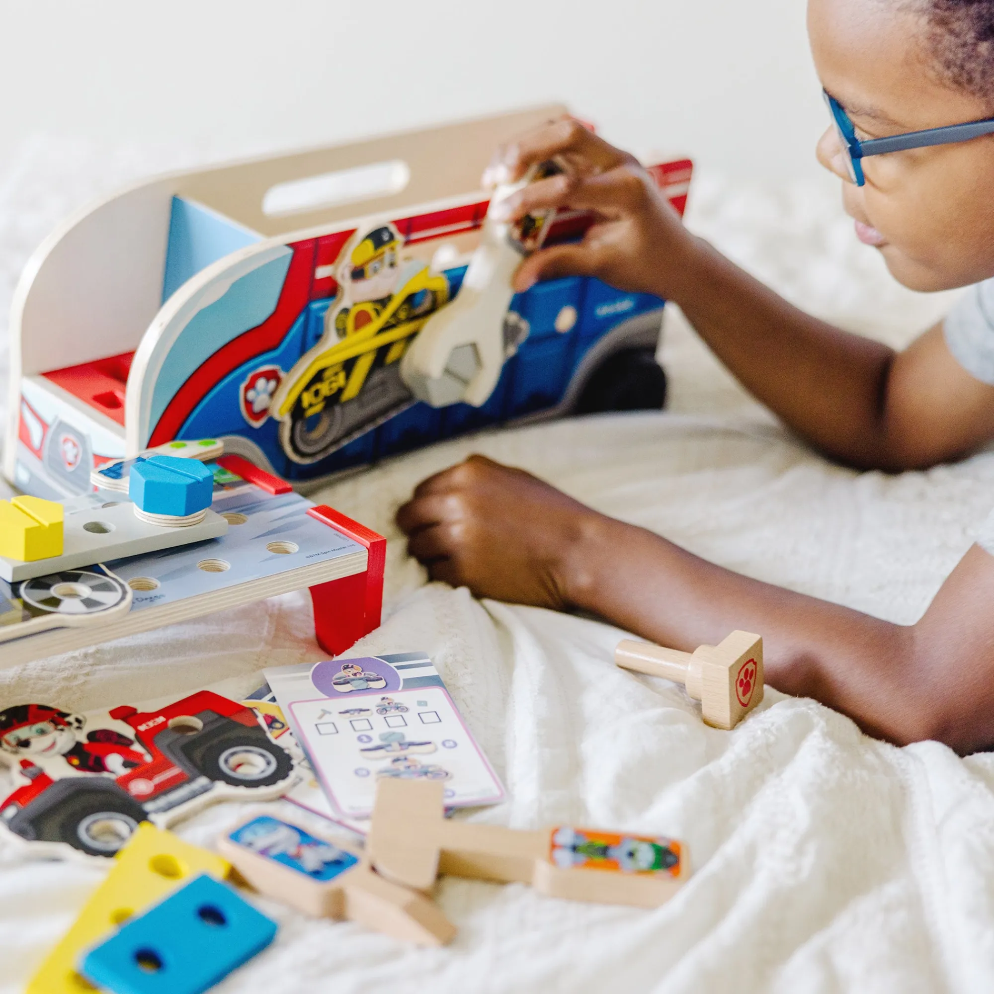 PAW Patrol Match & Build Mission Cruiser>Melissa & Doug New