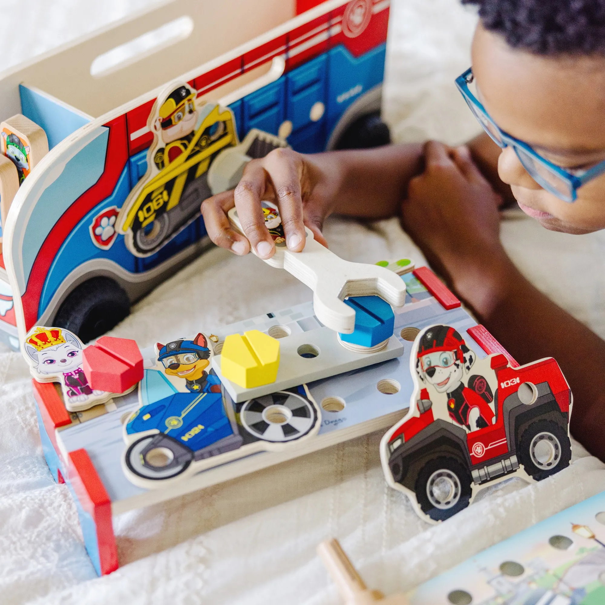 PAW Patrol Match & Build Mission Cruiser>Melissa & Doug New