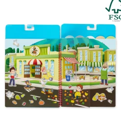 PAW Patrol Restickable Stickers Flip-Flap Pad - Adventure Bay><noscript><img width=
