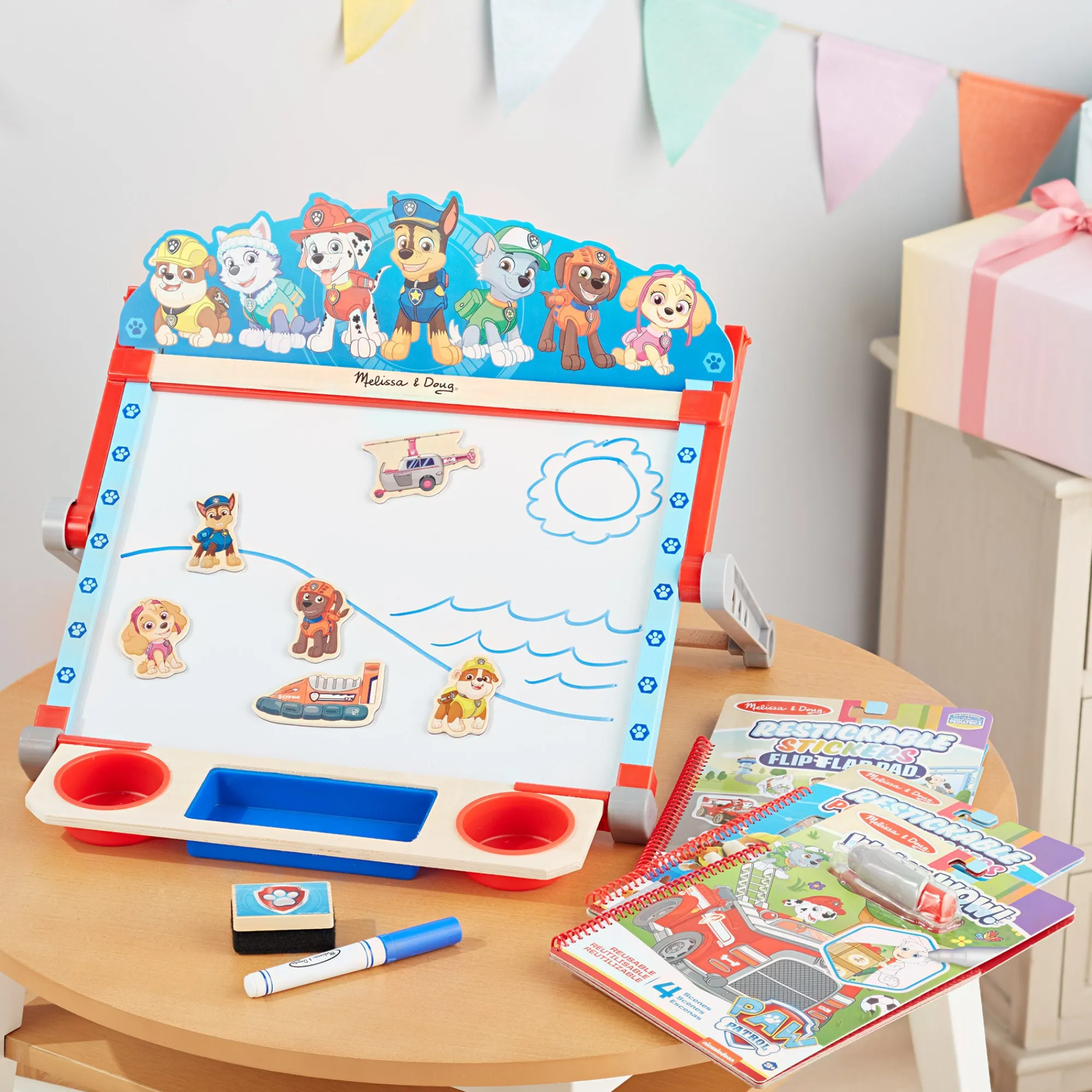PAW Patrol Restickable Stickers Flip-Flap Pad - Classic Missions>Melissa & Doug