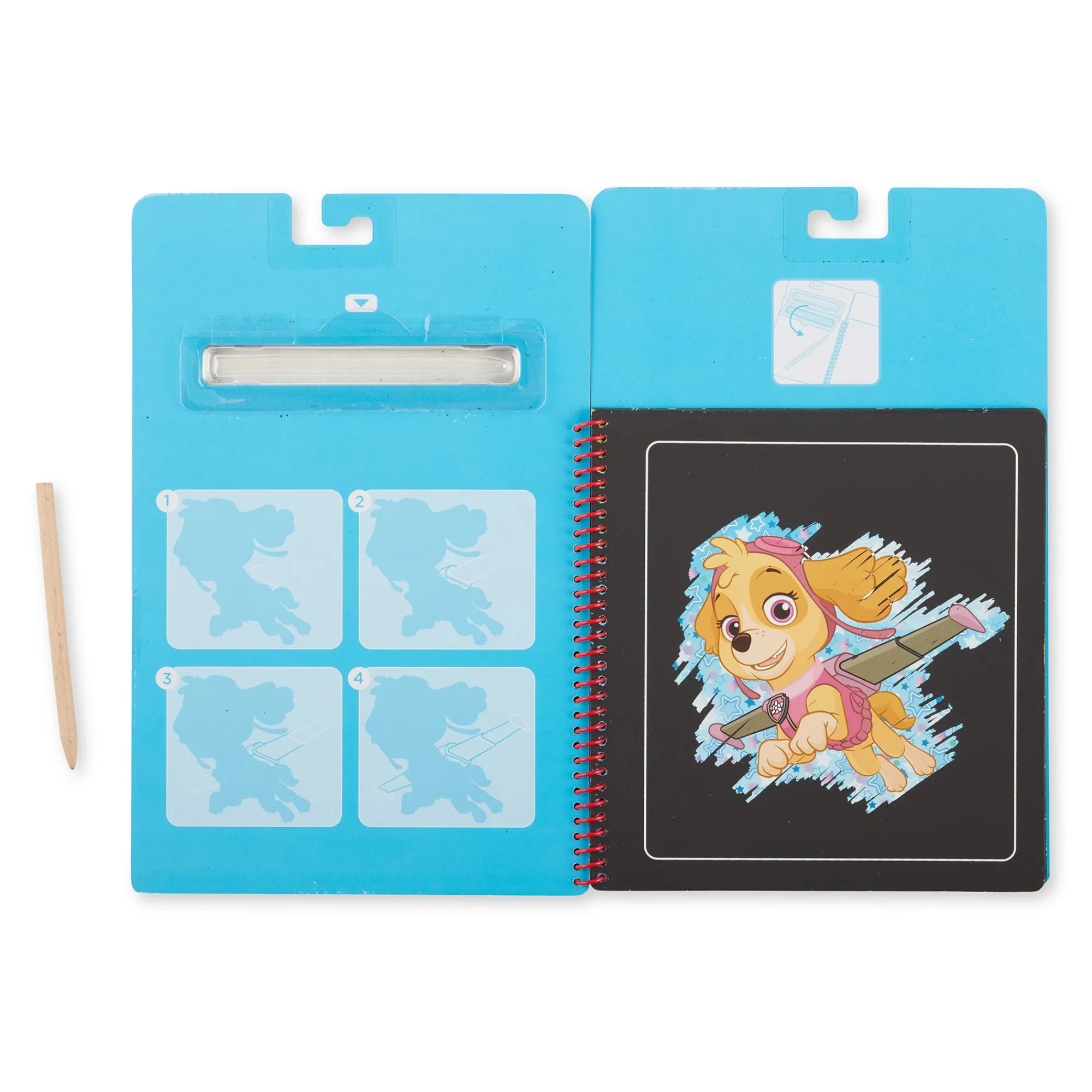 PAW Patrol Scratch Art Pad - Skye>Melissa & Doug Clearance