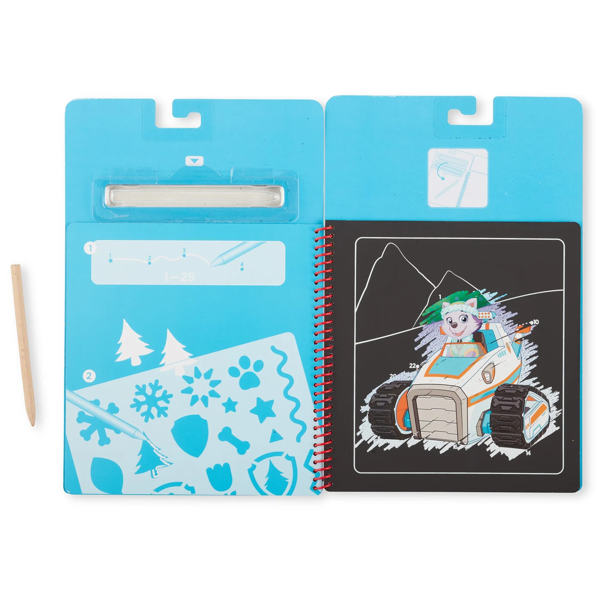 PAW Patrol Scratch Art Pad - Skye>Melissa & Doug Clearance