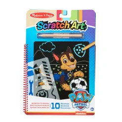 PAW Patrol Scratch Art Pad - Chase>Melissa & Doug Clearance