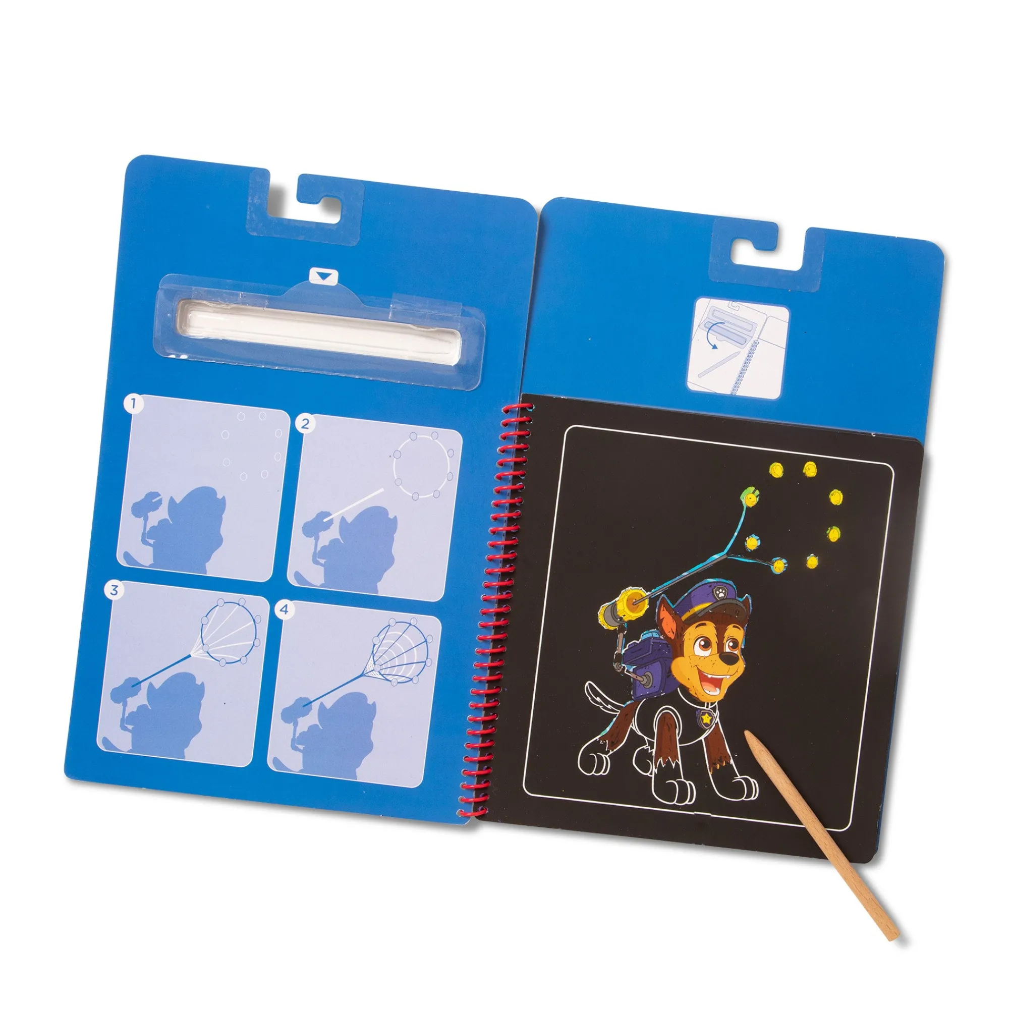 PAW Patrol Scratch Art Pad - Chase>Melissa & Doug Clearance