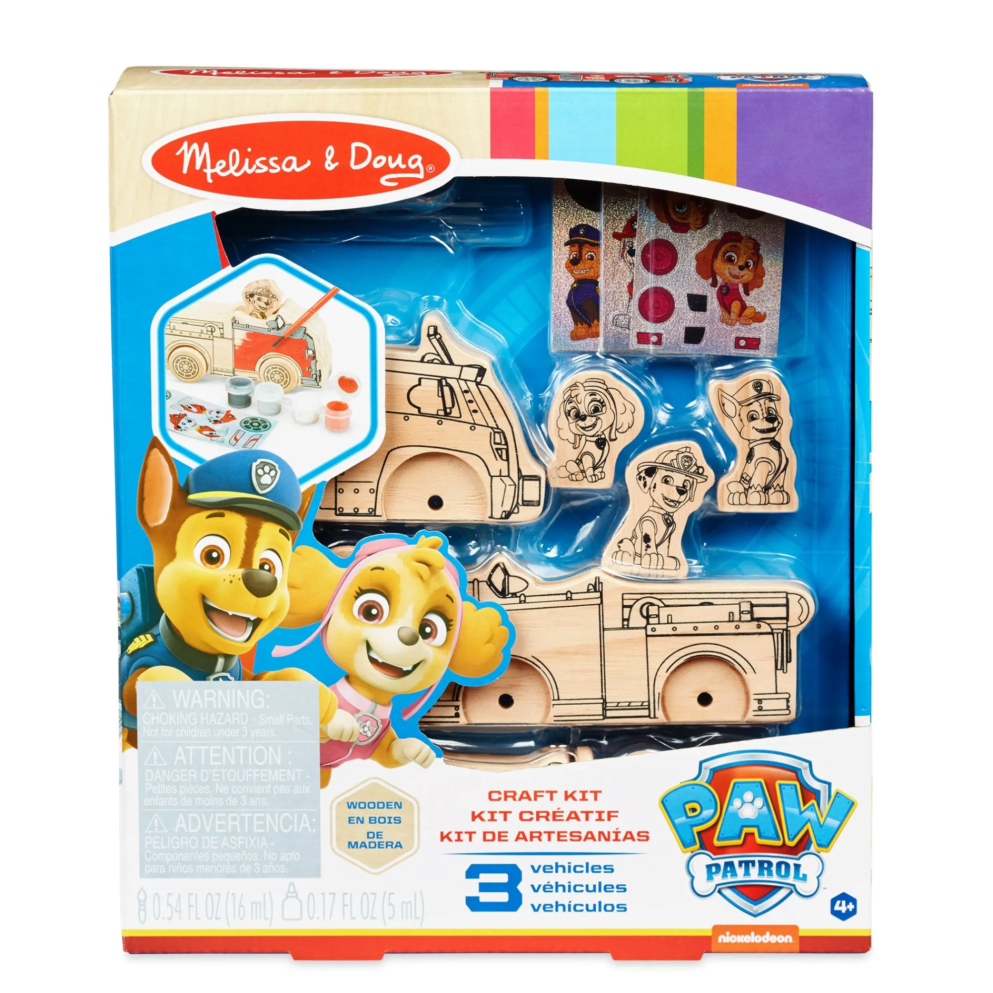 PAW Patrol Wooden Craft Kit - Vehicles>Melissa & Doug Best