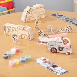 PAW Patrol Wooden Craft Kit - Vehicles><noscript><img width=
