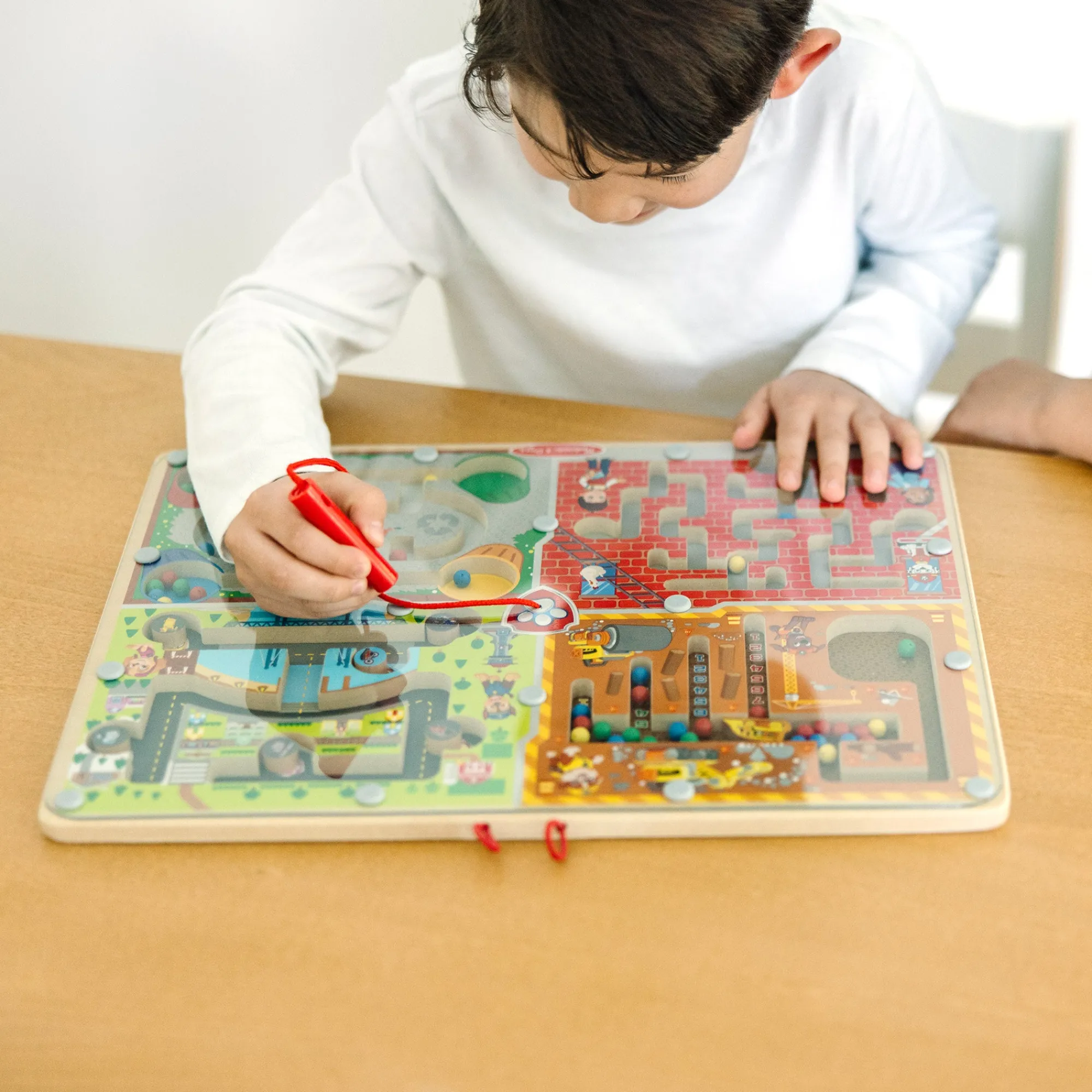PAW Patrol Wooden 4-in-1 Magnetic Wand Maze Board>Melissa & Doug New